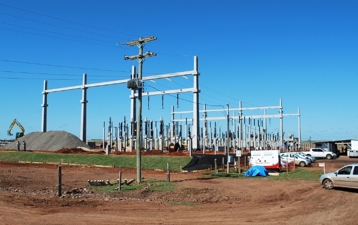 Subestação coletora de energia