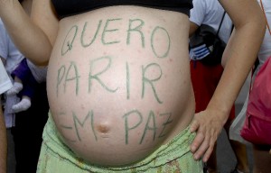 Recado de uma particpante da Marcha /Tânia Rêgo/ABr