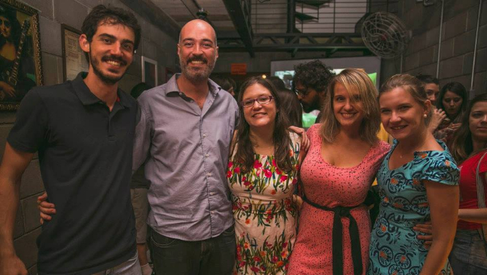 Bruno Paim (e) é um dos sócios fundadores da filial portoalegrense | Jack Glashorester/Divulgação