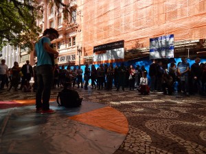 Apresentação "Música para três pulmões", Philipe Philippsen 