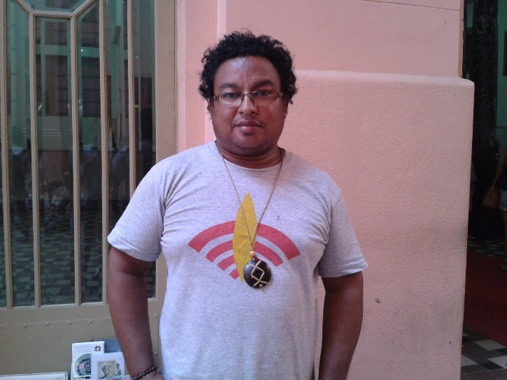 Anápuáka Muniz Tupinambá, idealizador da Rádio Yandê / Foto Matheus Chaparini